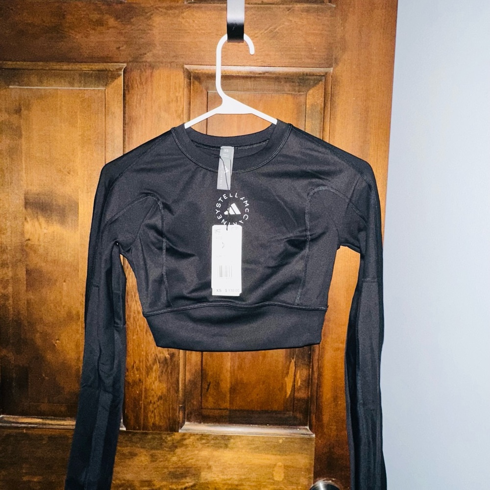 Stella McCartnew Long Sleeve Crop Top